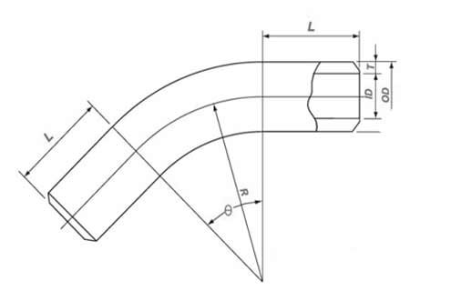 10D Pipe Bend Dimensions