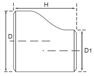 ASME B16.9 Concentric Reducer Dimensions