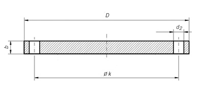 EN 1092 1 Blind pn6 Flange Dimensions