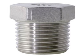 Stainless Steel 316, 316L Threaded Plug