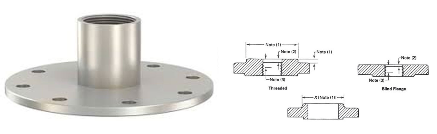 Threaded Reducing Flange Dimensions