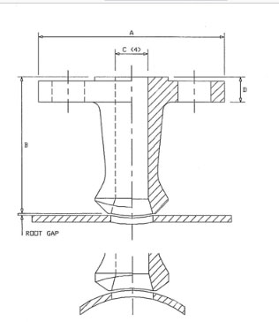  Weldoflange Dimensions